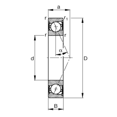 SS B71907-E-2RSD-T-P4S, {(dio)(ji)Ɍ(du)b|  = 25ɂ(c)ܷǽ|ƹ