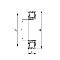 ΝLS 20209-K-TVP-C3, (j) DIN 635-1 ˜ʵҪߴ, FףF 1:12