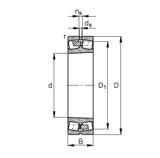 {(dio)ĝLS 24084-B-K30-MB, (j) DIN 635-2 ˜ʵҪߴ, FF 1:30